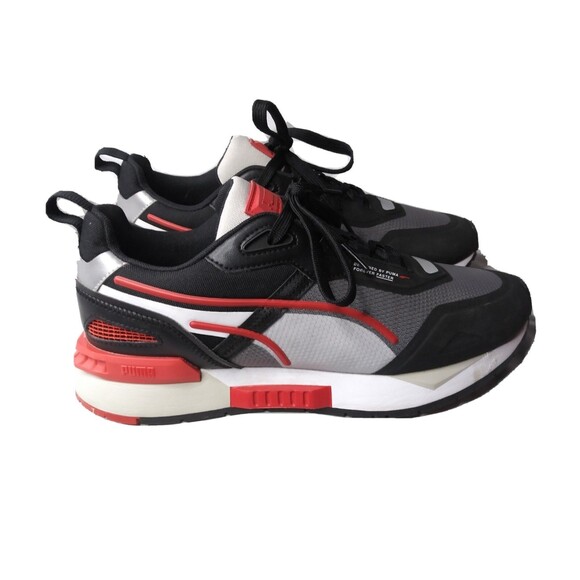 Puma Mirage Tech Shoes Mens 9 Black High Risk Red 381118 04 main image 5